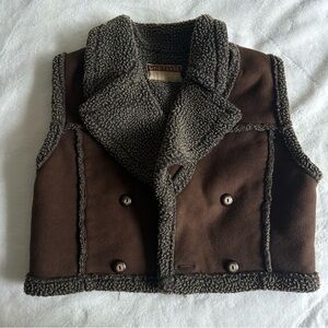 Vintage Cheyenne Brown Vest Women’s Size Medium